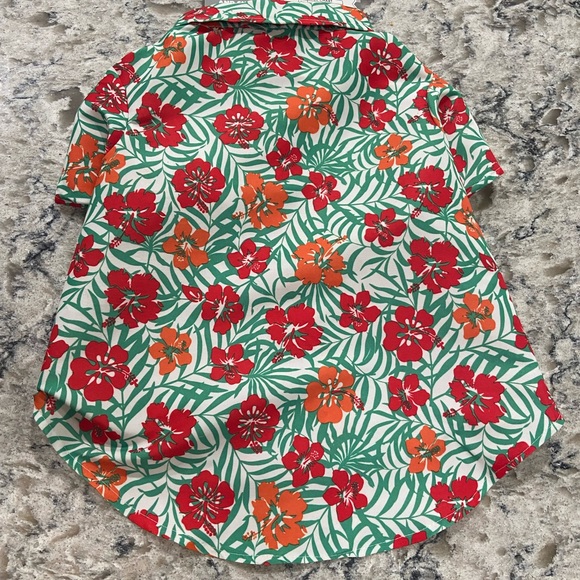 WOOF | Hawaiian dog Velcro shirt NWT XL - Picture 5 of 5